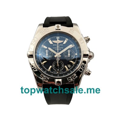 UK Top Quality Breitling Chronomat AB0110 Replica Watches With Blue Dials For Men