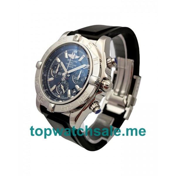 UK Top Quality Breitling Chronomat AB0110 Replica Watches With Blue Dials For Men