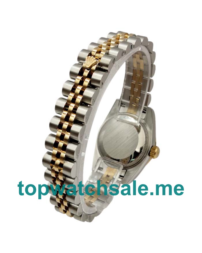 UK Best 1:1 Fake Rolex Lady-Datejust 179173 With Champagne Dials For Women