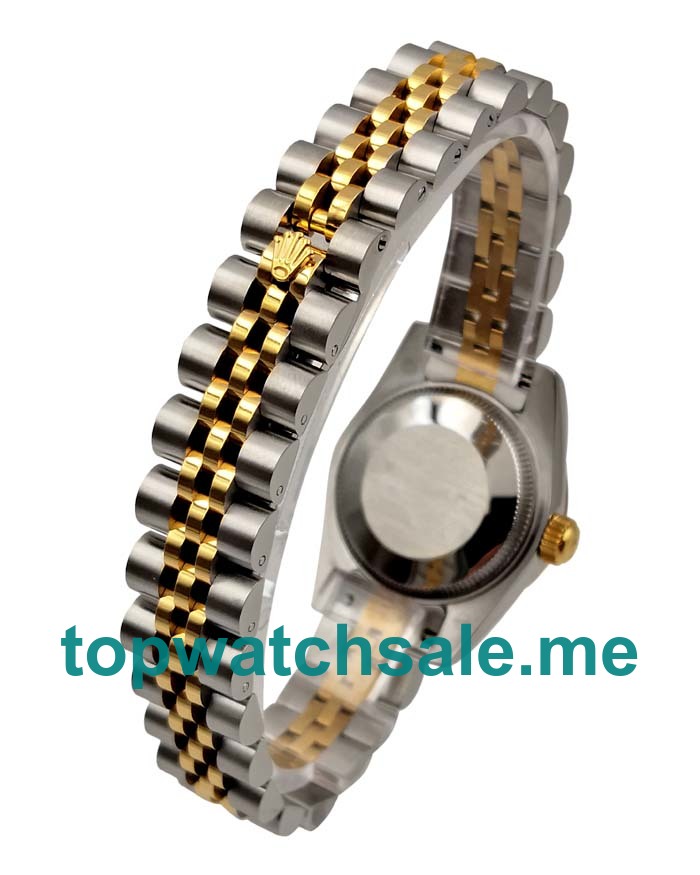 UK Best Quality Rolex Lady-Datejust 179173 Replica Watches With Champagne Dials For Sale