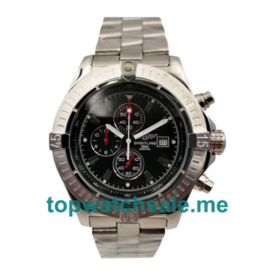 Best Quality Breitling Avenger A13370 Replica Watches With Black Dials For Sale