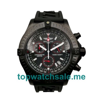 UK Perfect Breitling Avenger Seawolf Chrono M73390 Replica Watches With Black Dials For Men