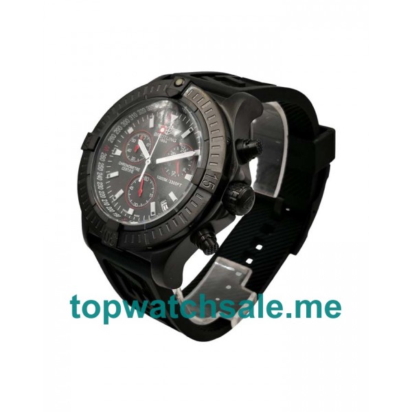 UK Perfect Breitling Avenger Seawolf Chrono M73390 Replica Watches With Black Dials For Men