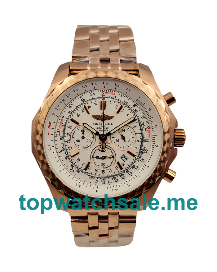 UK High Quality Breitling Bentley Motors A25362 Replica Watches With White Dials For Men