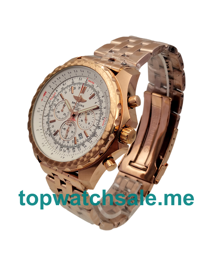 UK High Quality Breitling Bentley Motors A25362 Replica Watches With White Dials For Men