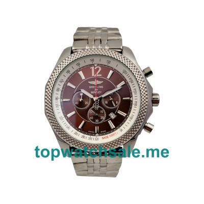 UK AAA Quality Breitling Bentley Motors A25362 Replica Watches With Coffee Dials For Men