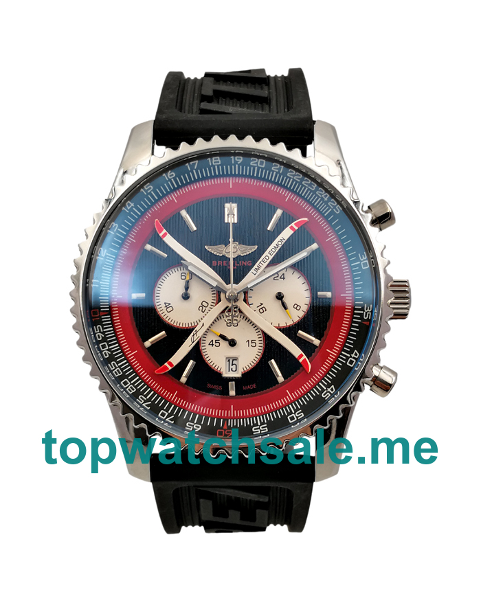 UK High Quality Breitling Navitimer Replica Watches With Black Dials For Men