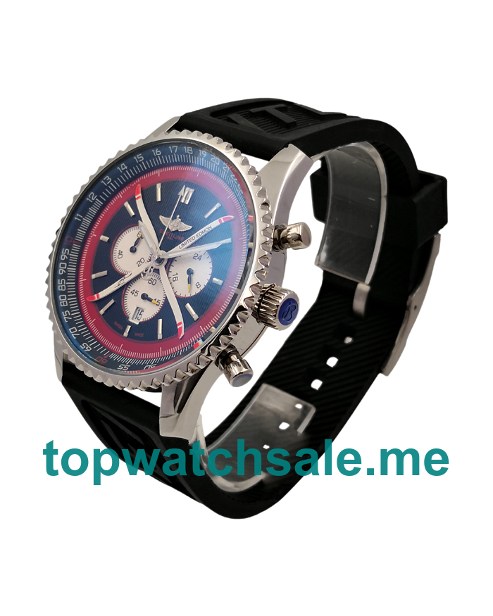 UK High Quality Breitling Navitimer Replica Watches With Black Dials For Men